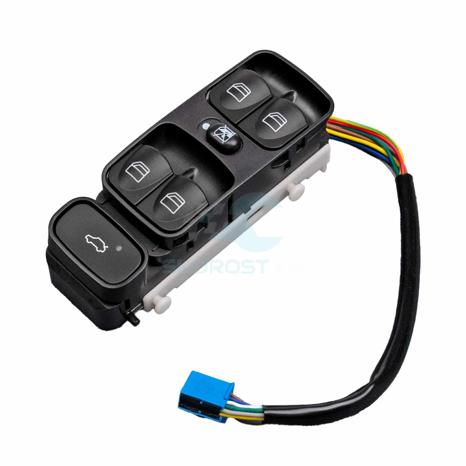 Конзола блок бутони ел. стъкла Mercedes C-Class W203 седан A2038210679 - Image 2