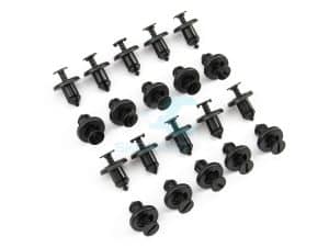 20x Щипки клипсове за Nissan Qashqai Note Renault Clio Espace Kangoo Master Megane Modus Dacia