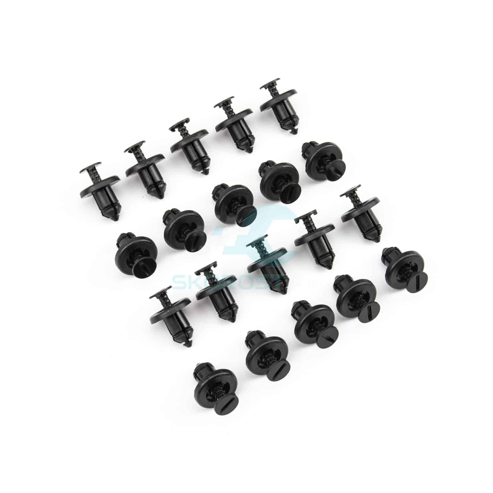 20x щипки клипсове за Nissan Qashqai Note Renault Clio Espace Kangoo Master Megane Modus Dacia
