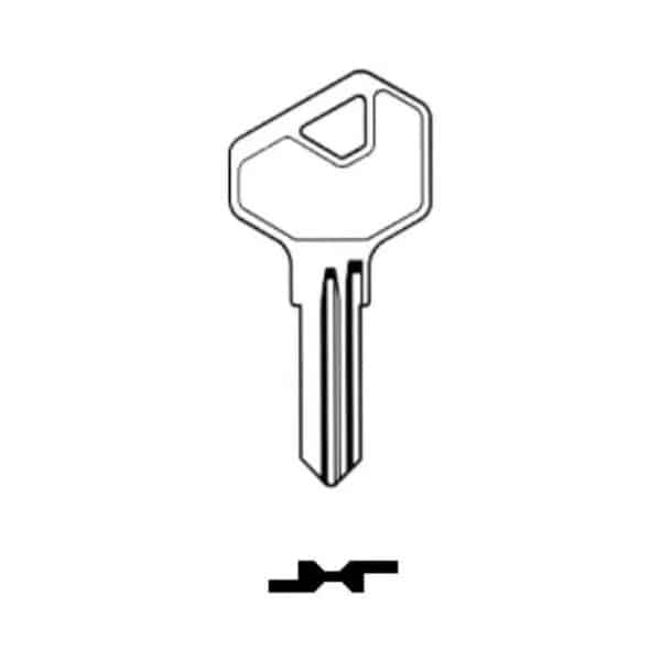 Резервен ключ ролетни врати Lock Focus Lenlok Doric