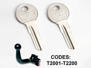 Ключове за теглич Bosal Oris AK4 AK6 T2001-T2200